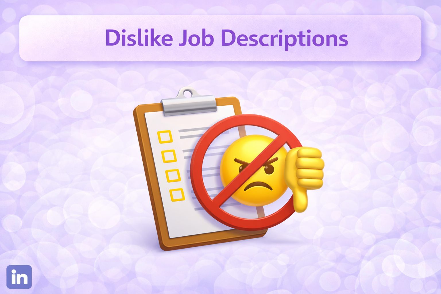 Dislike Job Descriptions